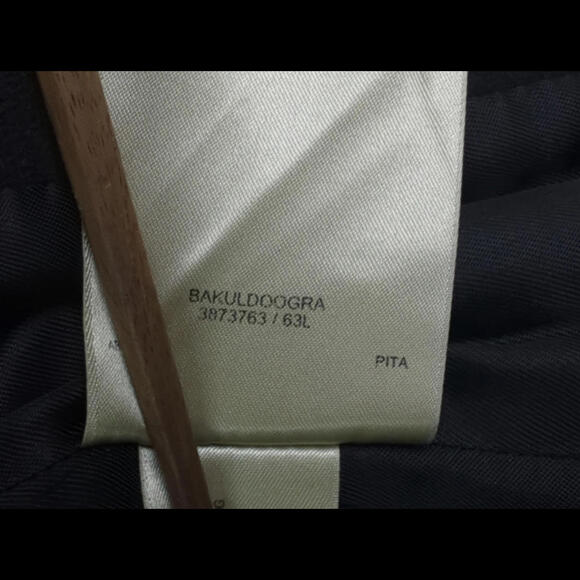 [SOLD] BURBERRY BRIT Women's Sz US 2 Navy Wool Double Breasted Peacoat Jacket - Picture 12 of 12